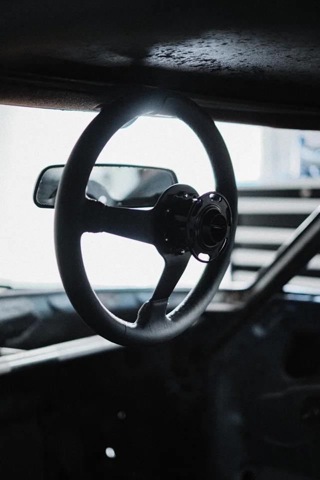 Steering wheel inside the Z